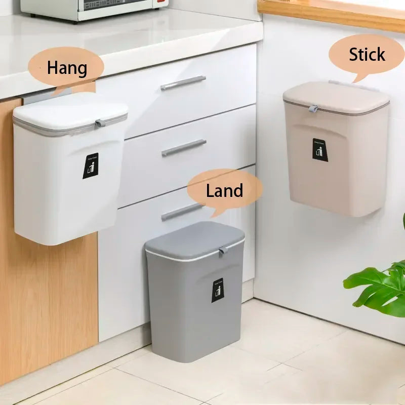 Hanging Kitchen & Bathroom  Trash Can