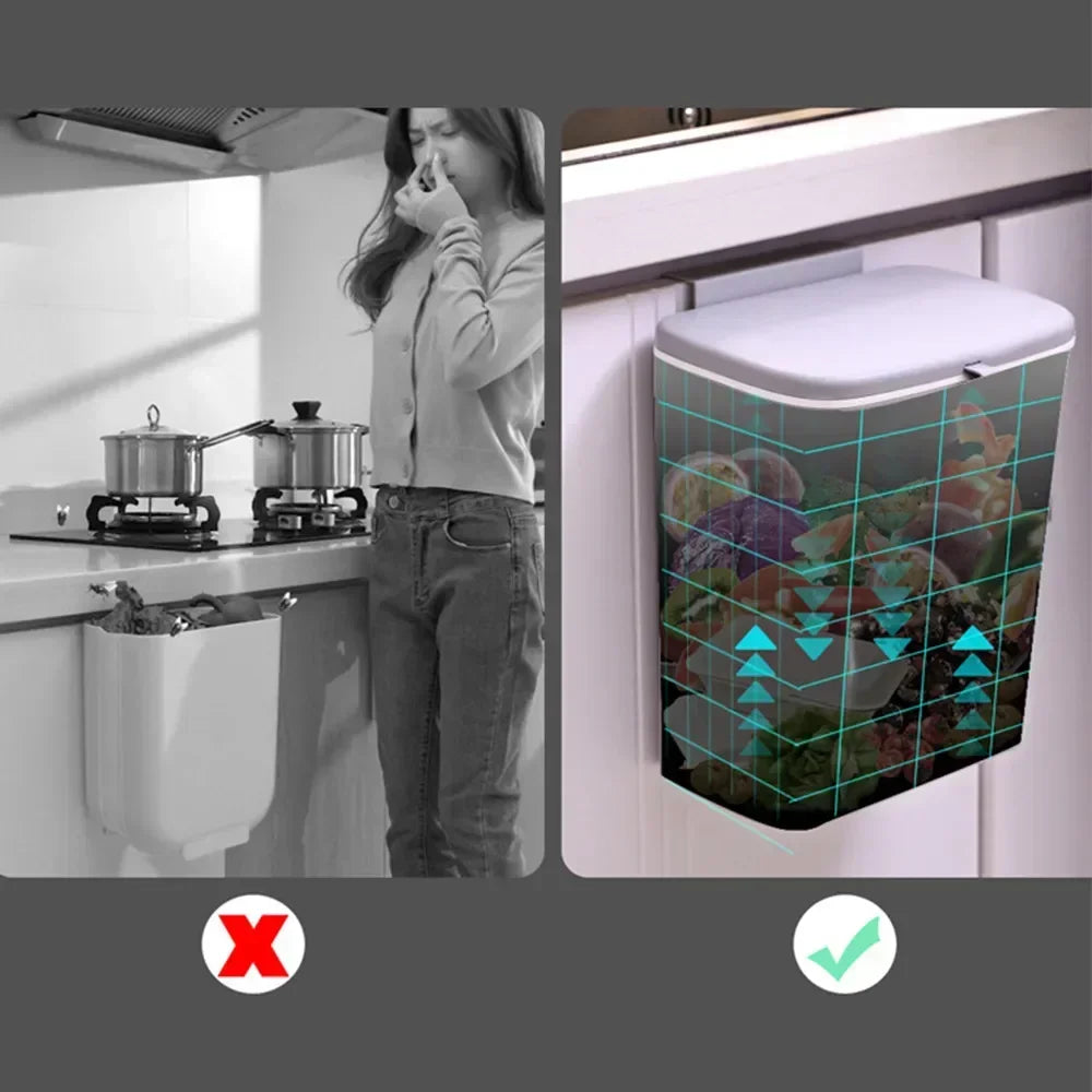 Hanging Kitchen & Bathroom  Trash Can